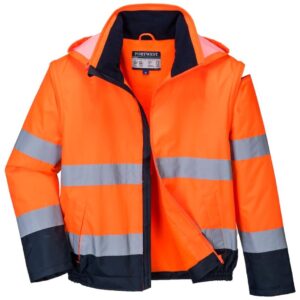 Portwest Hi-Vis 2-in-1 Contrast Essential Lite Bomber Jacket