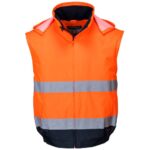 Portwest Hi-Vis 2-in-1 Contrast Essential Lite Bomber Jacket