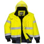 Portwest Hi-Vis 3-in-1 Contrast Bomber Jacket