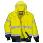 Portwest Hi-Vis 3-in-1 Contrast Bomber Jacket