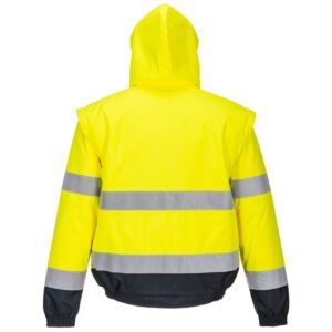 Portwest Hi-Vis 2-in-1 Contrast Bomber Jacket