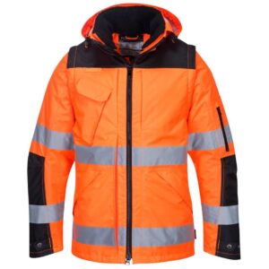 Portwest Hi-Vis 3-in-1 Contrast Winter Pro Jacket