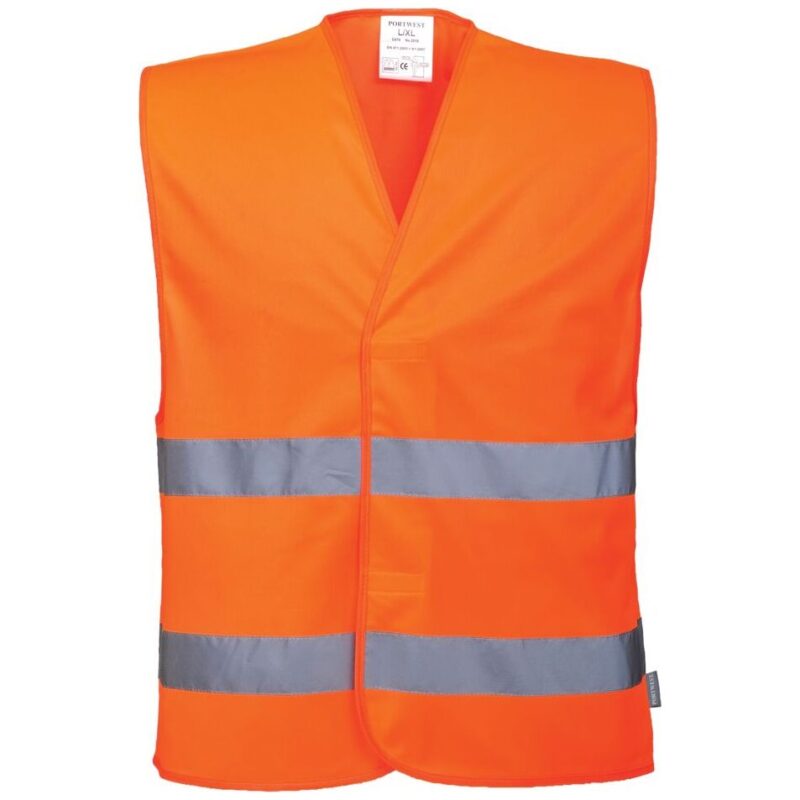 Portwest Hi-Vis Two Band Vest - Orange