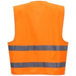 Portwest Hi-Vis Two Band Dual ID Holder Vest