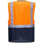 Portwest Warsaw Hi-Vis Contrast Executive Vest