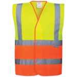 Portwest Hi-Vis Band and Brace Contrast Vest - XX/3X