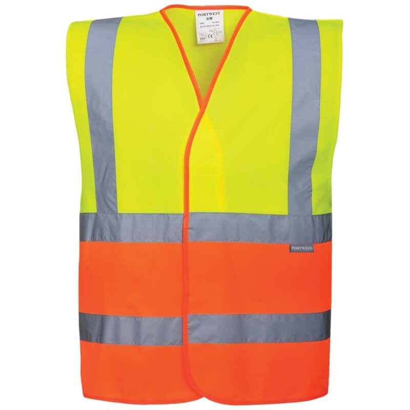 Portwest Hi-Vis Band and Brace Contrast Vest - XX/3X