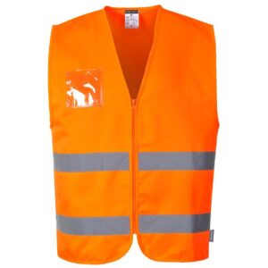 Portwest Hi-Vis Polycotton Vest Orange C497