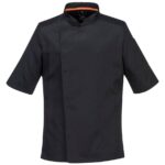 Portwest Stretch Mesh Air Pro Short Sleeve Jacket - Black