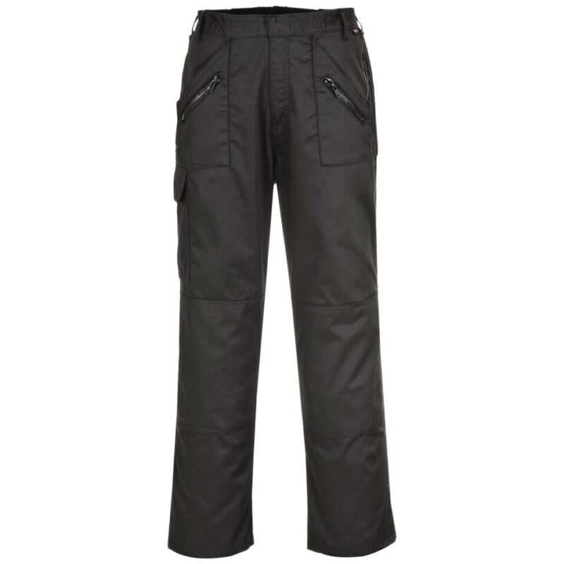 Portwest Action Trousers With Back Elastication Black C887