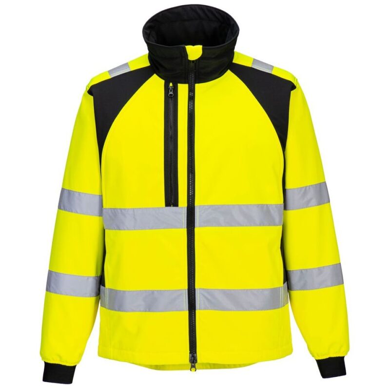 Portwest WX2 Eco Hi-Vis Softshell - Yellow/Black