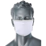 Portwest 3-Ply Anti-Microbial Fabric Face Mask White CV33