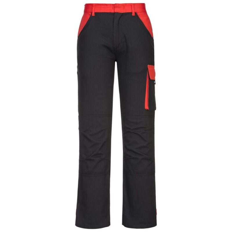 Portwest Poznan Cotton Trousers - Black