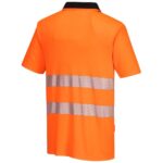 Portwest DX4 Hi-Vis Zip Polo Shirt Short Sleeve