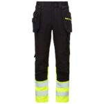 Portwest DX4 Hi-Vis Class 1 Craft Trousers - Yellow/Black