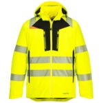 Portwest DX4 Hi-Vis Winter Jacket - Yellow/Black