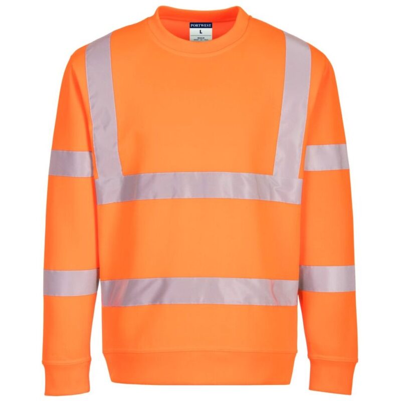 Portwest Eco Hi-Vis Sweatshirt - Orange