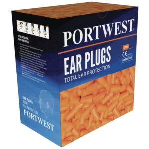 Portwest Ear Plug Dispenser Refill Pack Orange EP21