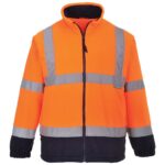 Portwest Hi-Vis Contrast Fleece - Orange/Navy