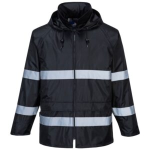 Portwest Classic Iona Rain Jacket - Black