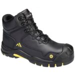 Portwest Apex Composite Mid Boot S3S ESD HRO SR SC FO - Black/Yellow