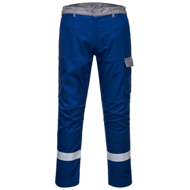 Portwest Bizflame Industry Two Tone Trousers - Royal Blue