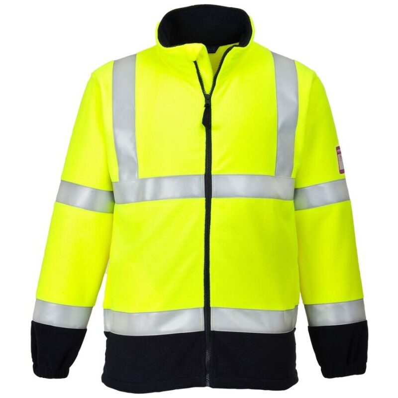 Portwest Flame Resistant Anti-Static Hi-Vis Fleece - XXXL