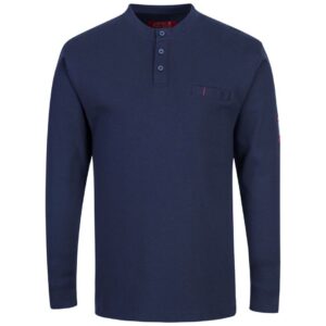 Portwest FR Anti-Static Henley - Navy