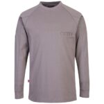 Portwest FR Anti-Static Crew Neck - Grey