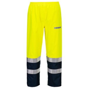 Portwest Bizflame Rain+ Hi-Vis Light Arc Trousers - XXXL