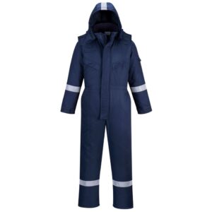 Portwest FR Anti-Static Winter Coverall - Navy