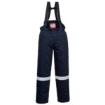 Portwest FR Anti-Static Winter Salopettes - Navy