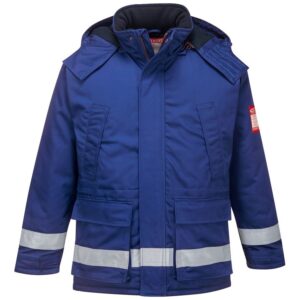 Portwest FR Anti-Static Winter Jacket - Royal Blue