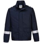 Portwest Bizflame Work Lightweight Stretch Panelled Jacket - Navy