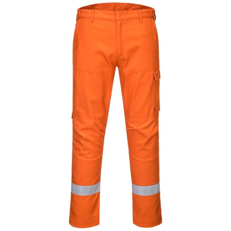 Portwest Bizflame Industry Trousers - Orange Short