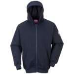 Portwest FR Zip Front Hooded Sweatshirt - XXXL