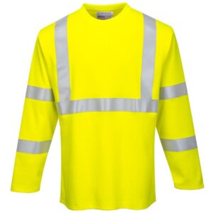 Portwest FR Hi-Vis Long Sleeve T-Shirt - XXXL