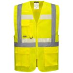 Portwest Glowtex Ezee Zip Executive Vest Yellow G456