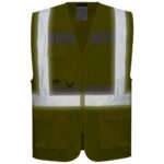 Portwest Glowtex Ezee Zip Executive Vest Yellow G456