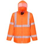 Portwest Hi-Vis Rain Jacket - Orange