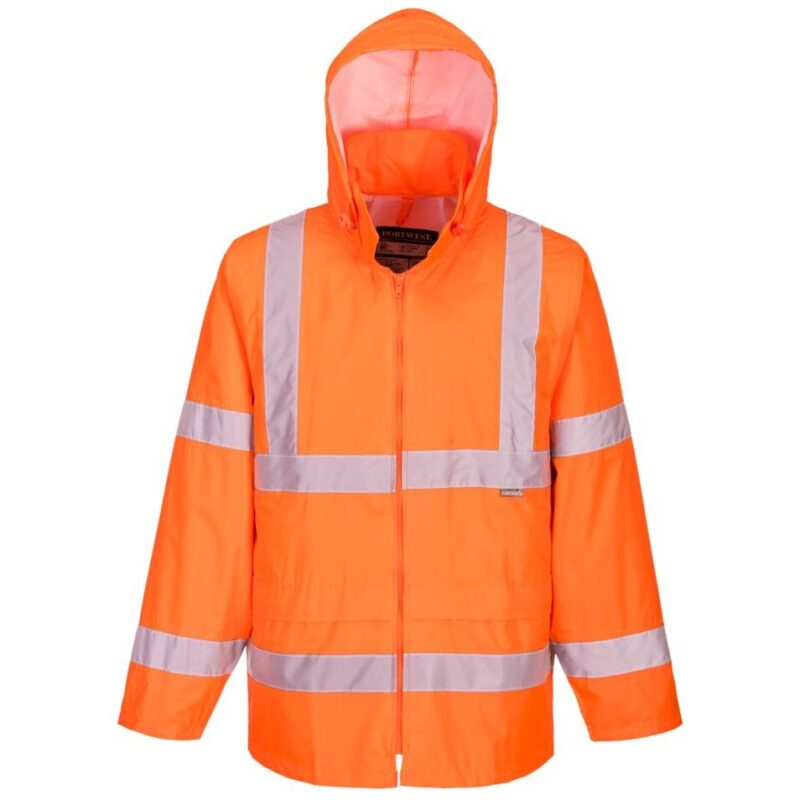 Portwest Hi-Vis Rain Jacket - Orange