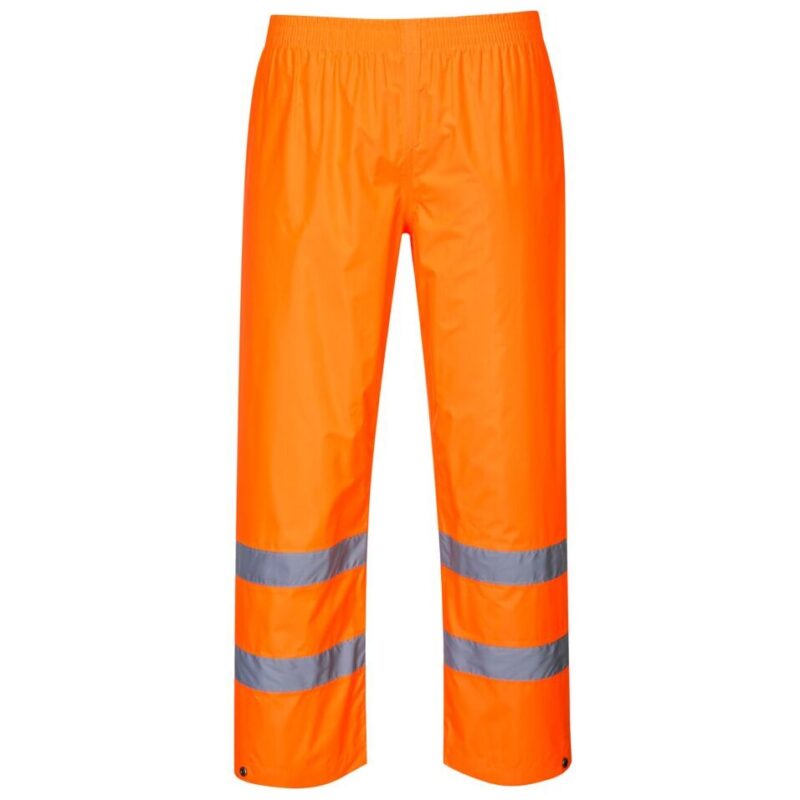 Portwest Hi-Vis Rain Trousers - Orange