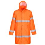 Portwest Hi-Vis Rain Coat 100cm - Orange