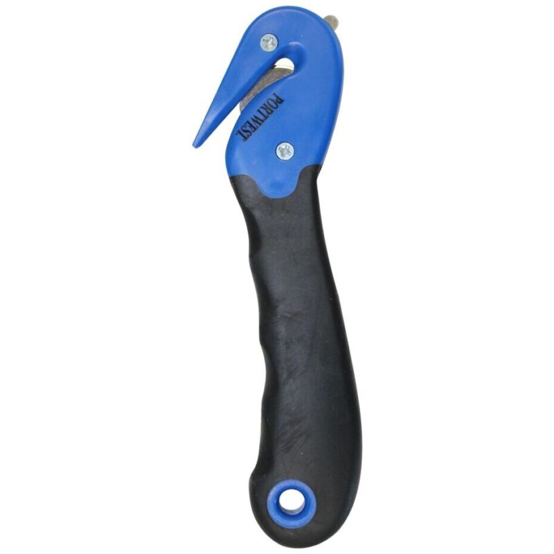 Portwest Enclosed Blade Safety Knife Blue KN50