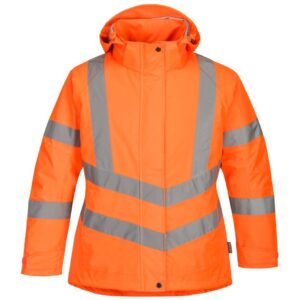 Portwest Hi-Vis Women's Winter Jacket - Orange