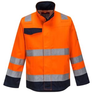 Portwest Modaflame RIS Orange/Navy Jacket - XXXL