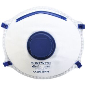 Portwest FFP2 Valved Dolomite Respirator White P203