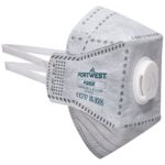 Portwest EAGLE FFP3 Valved Carbon Fold Flat Respirator White P392