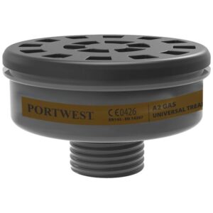 Portwest A2 Gas Filter Universal Thread Black P906