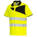 Portwest PW2 Hi-Vis Cotton Comfort Polo Shirt Short Sleeve